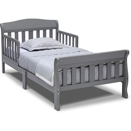 Delta Children Canton Toddler Bed, Greenguard Gold Certified, Grey