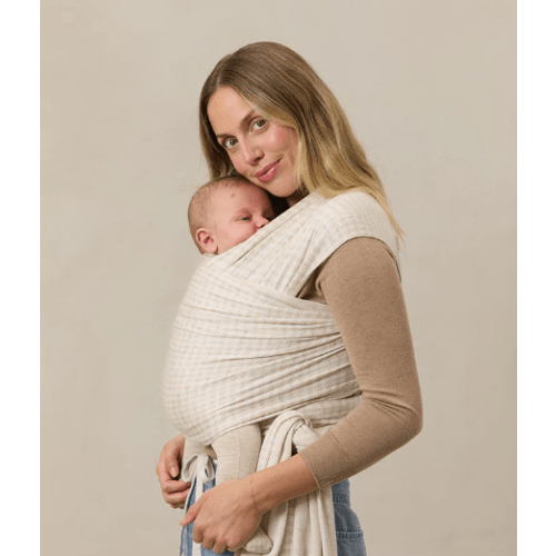 Cream Houndstooth Wrap