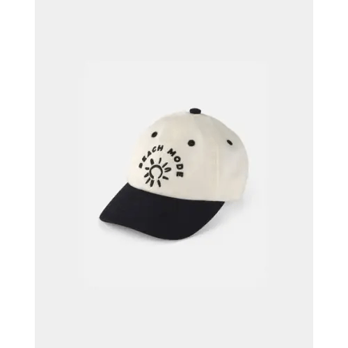 Baby 'Beach Mode' Baseball Hat - Black/Ivory | Carter's