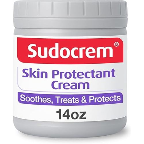 Sudocrem Diaper Rash Cream for Baby's Skin, Triple Action Diaper Rash Paste that Soothes, Treats and Protects, 15.29% Zinc Oxide Cream - 14oz (400g)