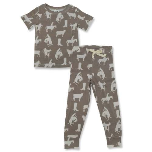 Rustic Roots Short Sleeve Set – Cowkid Clothing Company
