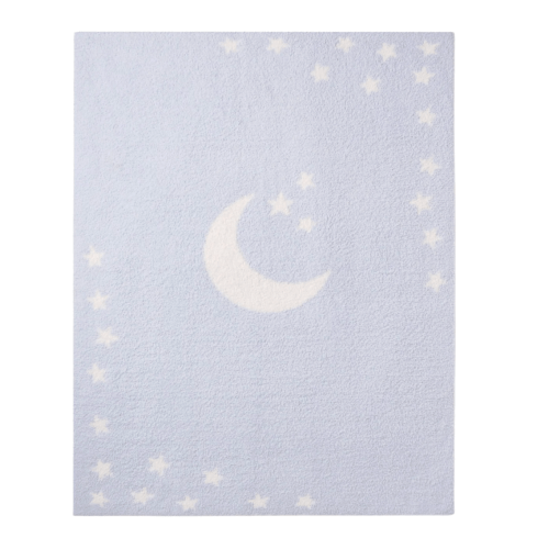 Celestial Feather Knit Baby Blanket