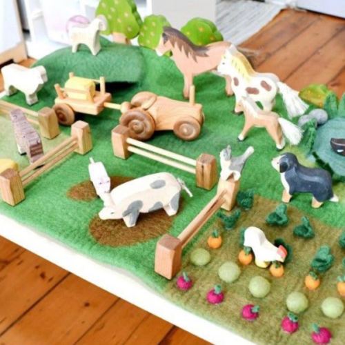 Tara Treasures Farm Play Mat Playscape