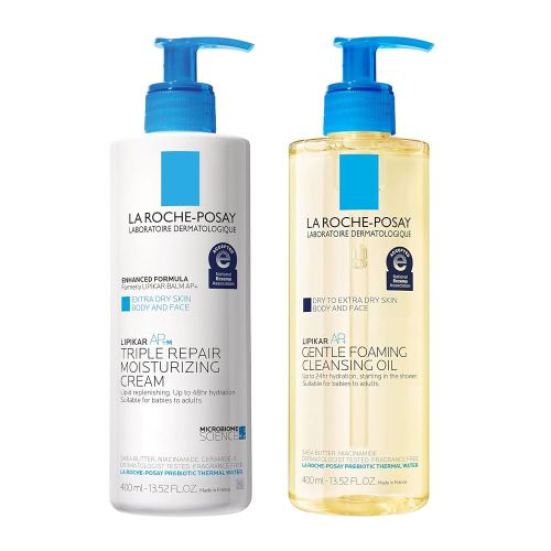 La Roche-Posay Lipikar AP+ Triple Repair Moisturizing Cream | Face & Body Lotion For Dry Skin | Shea Butter & Niacinamide Moisturizer | Gentle Face & Body Cream For Dry, Rough & Sensitive Skin