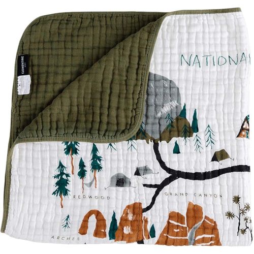 National Parks Reversible Quilt - Clementine Kids