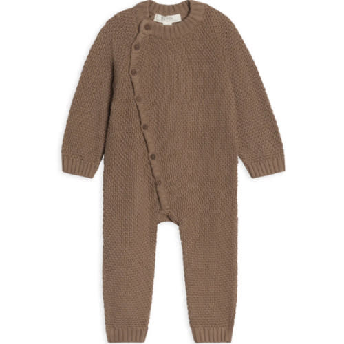 Casey Seed Stitch Sweater Knit Kimono Romper