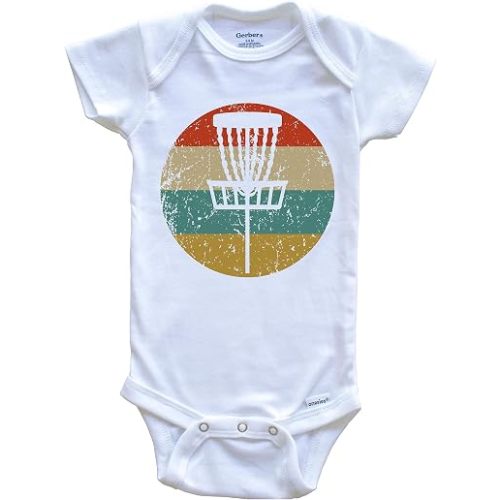 Disc Golf 3 to 6 month Short Sleeve Body Suit