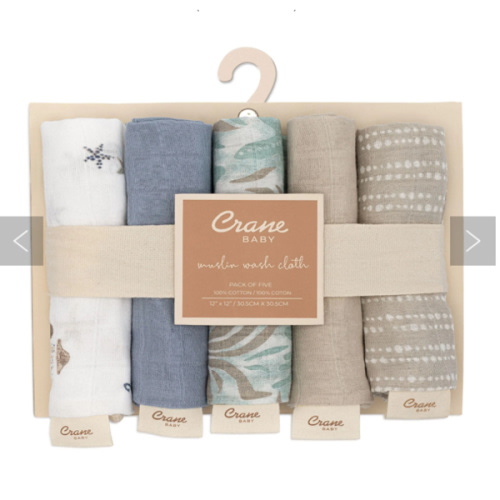Cove 5-pc. Cotton Baby Washcloth Set (Sea Life)