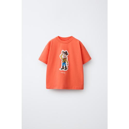 WOODY TOY STORY © DISNEY PIXAR PATCH T-SHIRT - Orange | ZARA United States