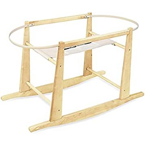 Rocking Moses Basket Stand Natural