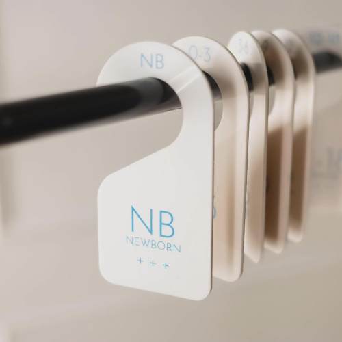 Acrylic Baby Closet Dividers | Nursery Organization | Baby Shower Gift