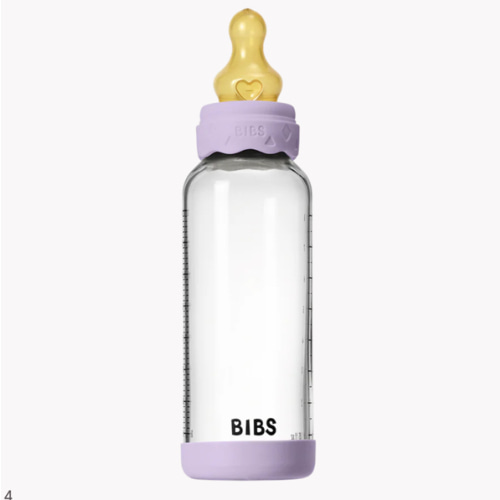 BIBS Baby Glass Bottle Boheme Set 8oz Latex - Violet Sky – Bibsworld store US