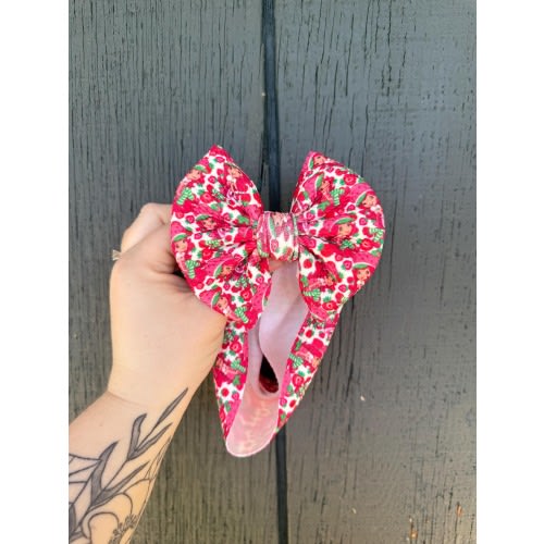 Berry Girl headwrap baby bow
