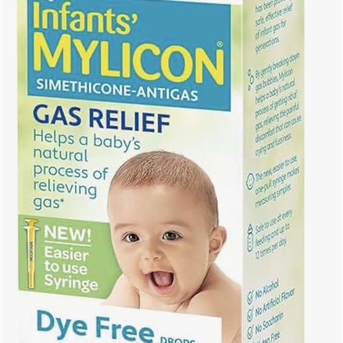 MYLICON Infants Gas Relief Drops for Infants and Babies, Dye Free Formula, 1 Fluid Ounce