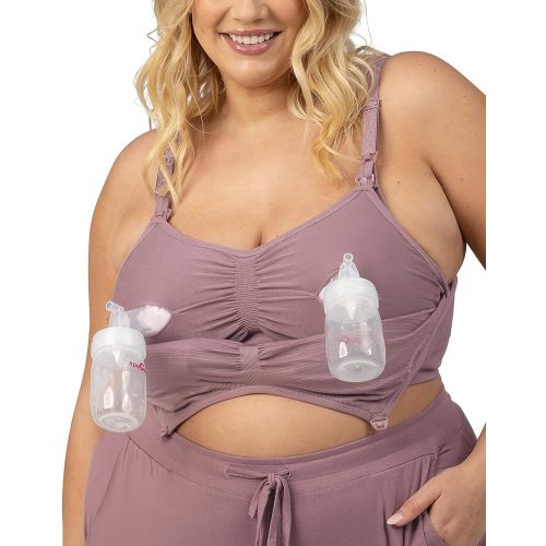 Kindred Bravely Sublime Pumping Bra Hands Free | Nursing and Pumping Bra in One | Wearable Breast Pump Bra