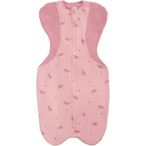 KIDIRA Swaddle for Newborns, Baby Swaddles 0-3 Months 5-13lb, Swaddle Sleep Sack 0-3 Months Newborn with Moisture-Wicking Fabric, Promotes Healthy Hip Development, 2-Way Zipper, 1Pack (Pink Print)