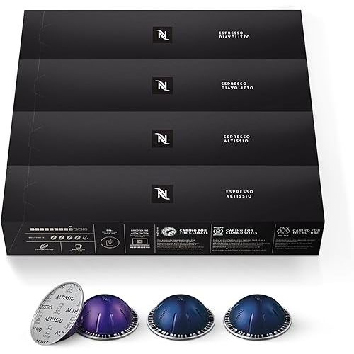 Nespresso Capsules Vertuo, Espresso Bold Variety Pack