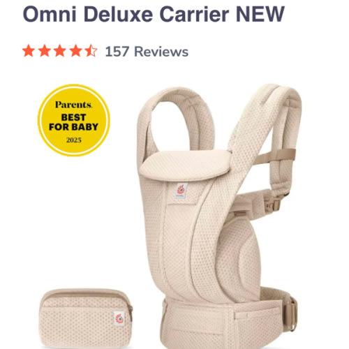 Shop Omni Deluxe Baby Carrier - NEW CARRIER | Ergobaby