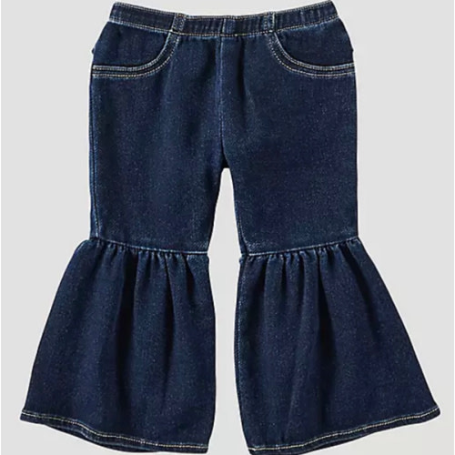 Little Girl's Ruffle Leg Flare Jean