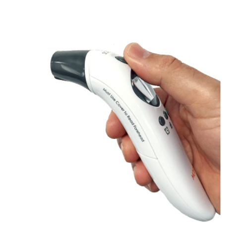 MOBI Health Check Ear and Forehead Thermometer with Medication Reminder and Flashlight , Fever Thermometer
