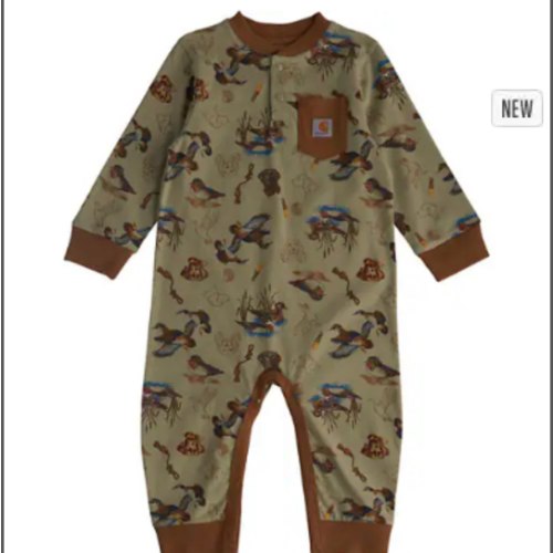 Boys' Long Sleeve Duck Print Coverall (Baby) | Kids' Graphics | Carhartt