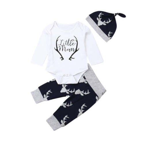 LITTLE MAN Deer Outfit - Hazel & Bo