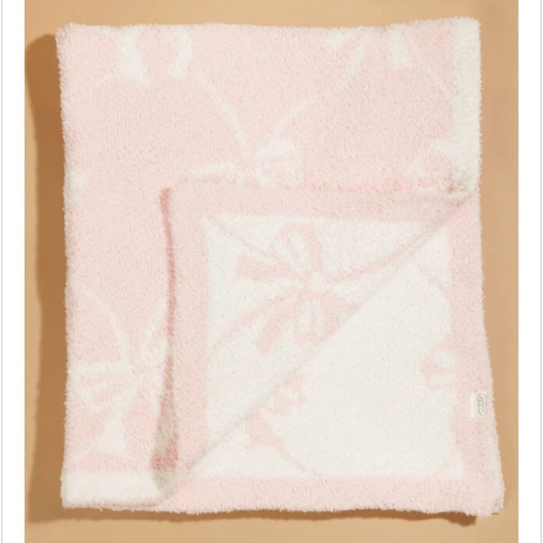 Bow Chenille Blanket by Mudpie