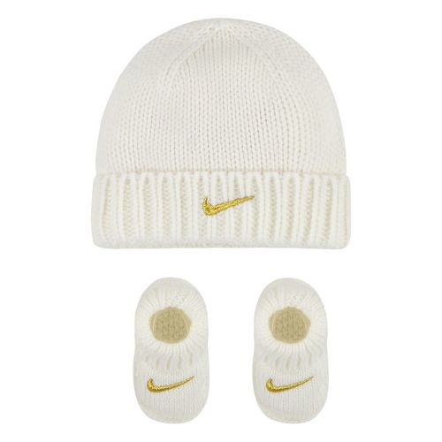 Newborn Baby Nike Knit Hat and Booties 2-Piece Set