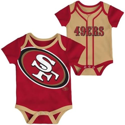 Outerstuff NFL Newborn & Infants 0-24 Months Prime Time Team Graphic 2 Piece Team Graphic Creeper Bodysuit Romper Set