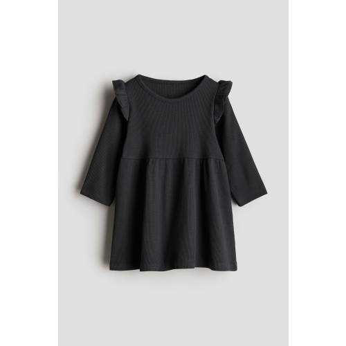 RIBBED COTTON DRESS