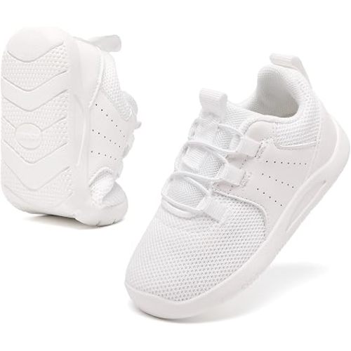 MORENDL Toddler Sneakers Slip On Baby Walking Shoes Boys & Girls Tennis Shoes Non-Slip Breathable Running Outdoor Athletic