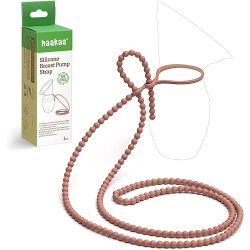 haakaa Breast Pump Strap for haakaa Gen.1/2/3 Manual Breast Pump Silicone Strap | Color: Rust