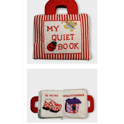 !! My Quiet Book - Red — Baskets & Quilts by Bless