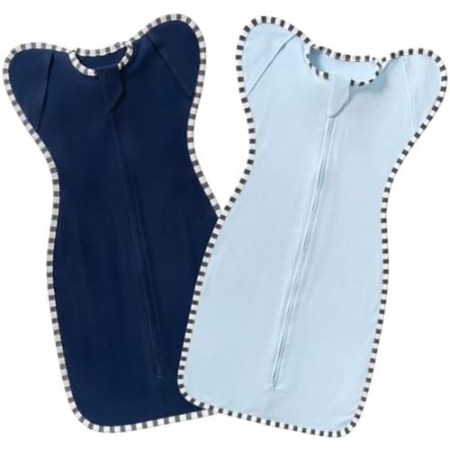 Transitional Swaddle Blanket Sack 2-Pack, Baby Sleep Sack, Arms Up Design, Newborn Swaddle for Boys Girls