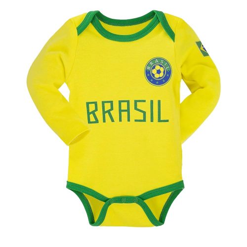 Cnins Sporty Baby Bodysuit - Long Sleeve Soccer-Themed Unisex Infant Romper 0-18 Months