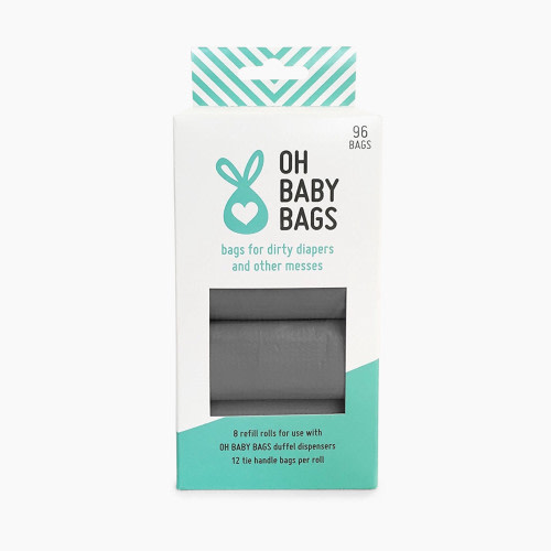 Oh Baby Bags Portable Diaper Bags (8 Rolls) - 96