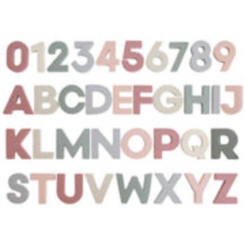 Letters & Numbers Bath Play Set – Mushie