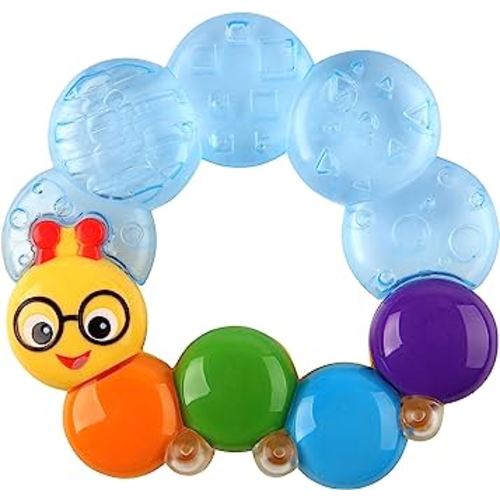 Baby Einstein Teether-pillar Rattle and Chill Teething Toy, Ages 3 months +