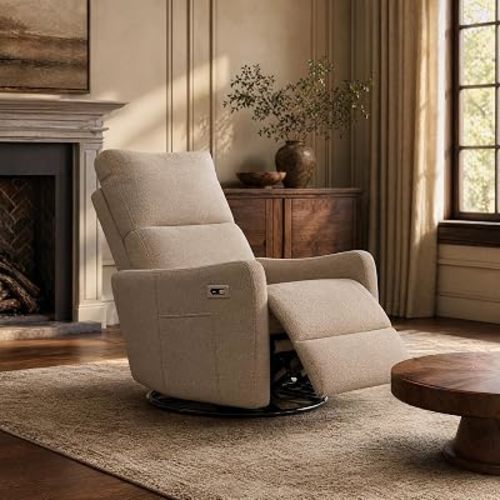 Havora Power Swivel Rocker Recliner Chair, Nursery & Living Room Comfort