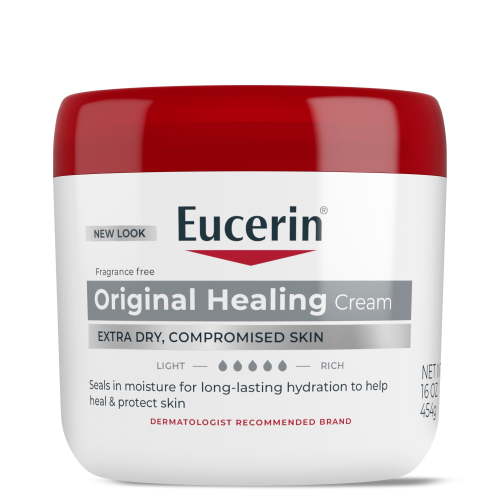 Eucerin Original Healing Cream, Intensive Moisturizer for Dry, Sensitive Skin, 16 oz Jar