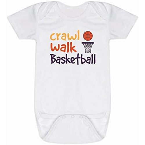 ChalkTalkSPORTS Basketball Baby & Infant One Piece | Basketball Theme Bodysuits