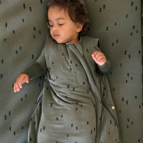 Forest Sage Green 1.0 TOG Bamboo Viscose Sleep Sack | günamüna