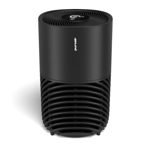 PuroAir 130i Smart HEPA Air Purifiers for Bedroom Home Pets Filter 600 Ft² | Small Portable 3-Layer Air Filter with CarbonTech for Smoke, Odor, Allergies is 500X Stronger - Wifi App Control, Sleep Mode