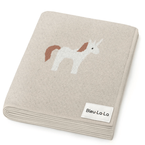 Knit Unicorn Blanket