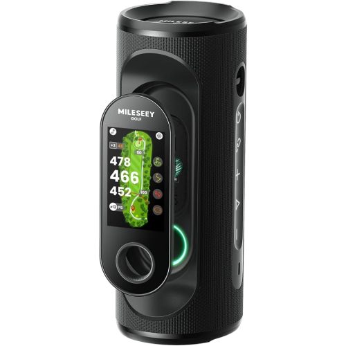 MiLESEEY GeneSonic Pro Golf GPS Speaker with 43K+ Courses No-Subscription