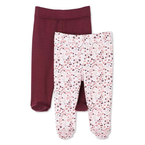 George Baby Girls' Layette 100% Cotton 2-Pack Legging - Walmart.ca