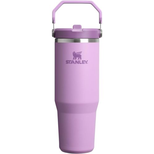 Stanley IceFlow 2.0 Flip Straw Tumbler with Handle 30 oz | Twist On Lid and Flip Up Straw | Leak Resistant Water Bottle | Insulated Stainless Steel | BPA-Free | Lilac
