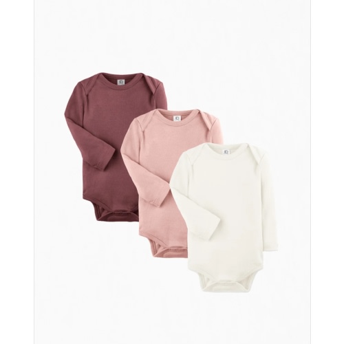 3-Pack Long Sleeve Bodysuit Bundle