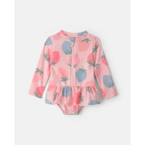 Strawberry Swim Rashguard size 3m