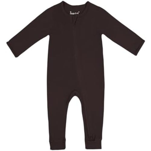 Jimonda Ribbed Baby Pajamas,Baby Girls Boys Footless Sleepers,Gender Neutral Baby Clothes,2-Way Zipper Closure Romper
